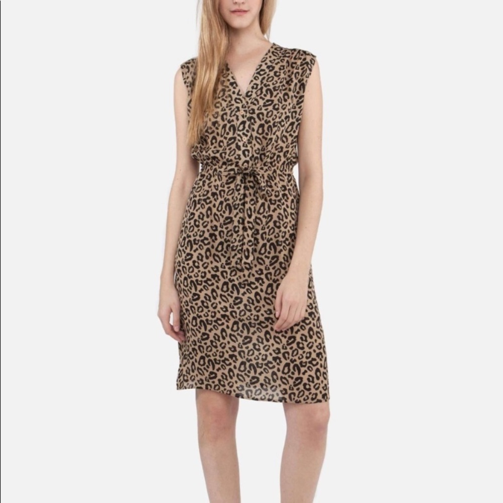 Tucker Sleeveless Tie Waist Dress KITTY CAT DREAMER S, XS